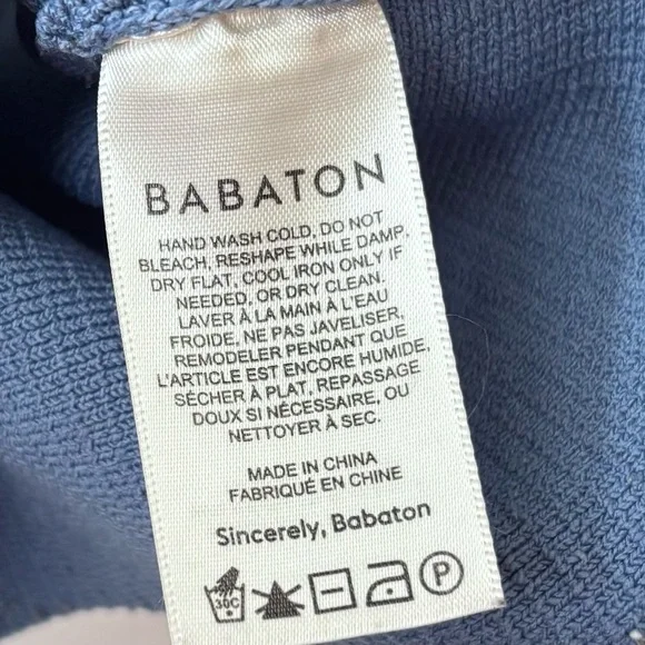 Babaton| Aritzia| Smoky Blue Sculpt Knit Bodycon Ribbed Tank Top Sz XS - Picture 4 of 5